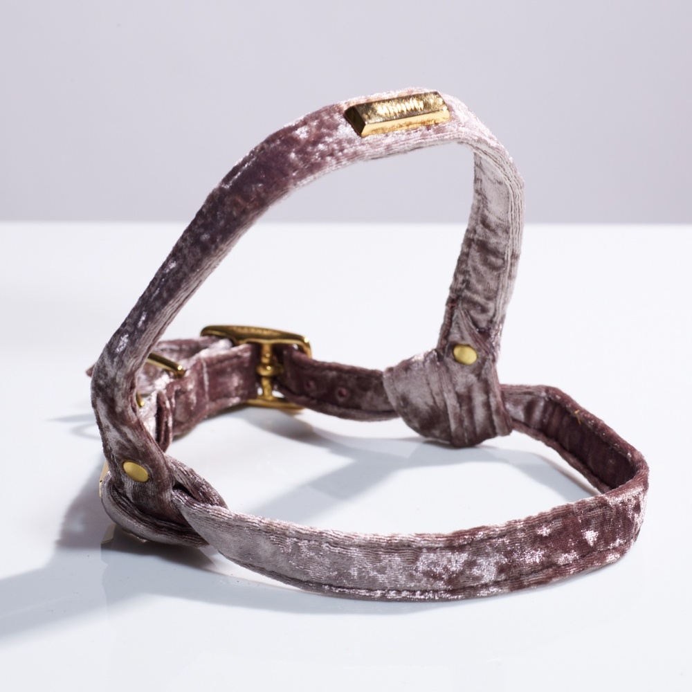 Dog Harness Hound Collection Belted Velvet Harness